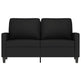 Sofa 2 Pers. 120 cm Sort
