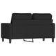 Sofa 2 Pers. 120 cm Sort
