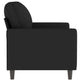 Sofa 2 Pers. 120 cm Sort