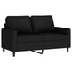 Sofa 2 Pers. 120 cm Sort