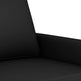 Sofa 2 Pers. 120 cm Sort