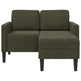Sofa 2 Pers. Med Chaiselong 125 cm Læder