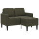 Sofa 2 Pers. Med Chaiselong 125 cm Læder