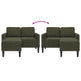 Sofa 2 Pers. Med Chaiselong 125 cm Læder