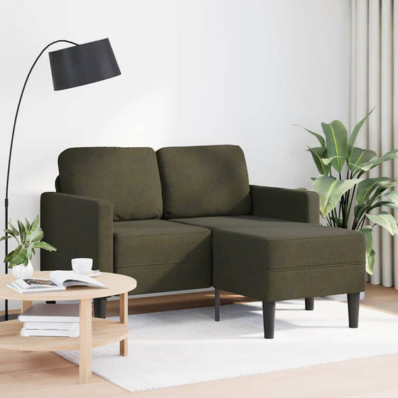 Sofa 2 Pers. Med Chaiselong 125 cm Læder