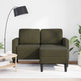 Sofa 2 Pers. Med Chaiselong 125 cm Læder