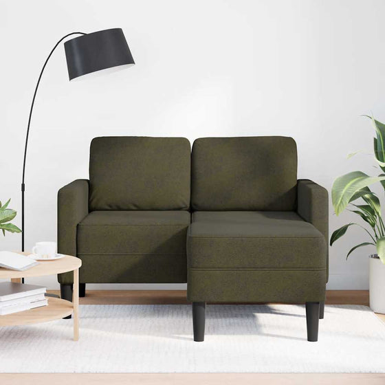 Sofa 2 Pers. Med Chaiselong 125 cm Læder