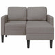 Sofa 2 Pers. Med Chaiselong 125 cm Stof Gråbrun