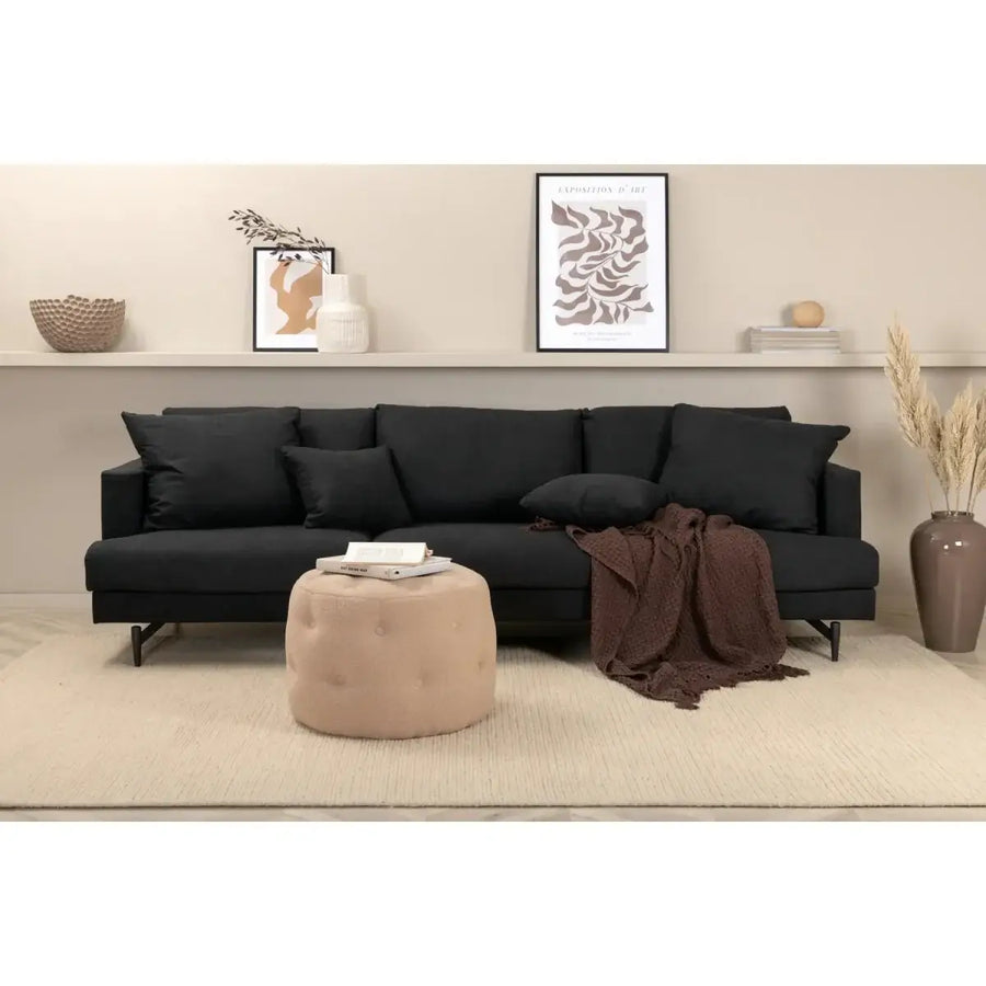 Sofia 3 pers Sofa sort