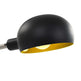 Standerlampe 200 cm 5 x E14 Sort/Guld