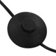 Standerlampe 200 cm 5 x E14 Sort/Guld
