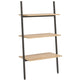 Stigereol Med 3 Hylder 64 x 34 x 116 cm Lysebrun/Sort