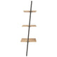 Stigereol Med 3 Hylder 64 x 34 x 116 cm Lysebrun/Sort