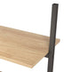 Stigereol Med 3 Hylder 64 x 34 x 116 cm Lysebrun/Sort