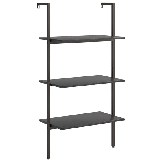 Stigereol Med 3 Hylder 64 x 35 x 120,5 cm Sort