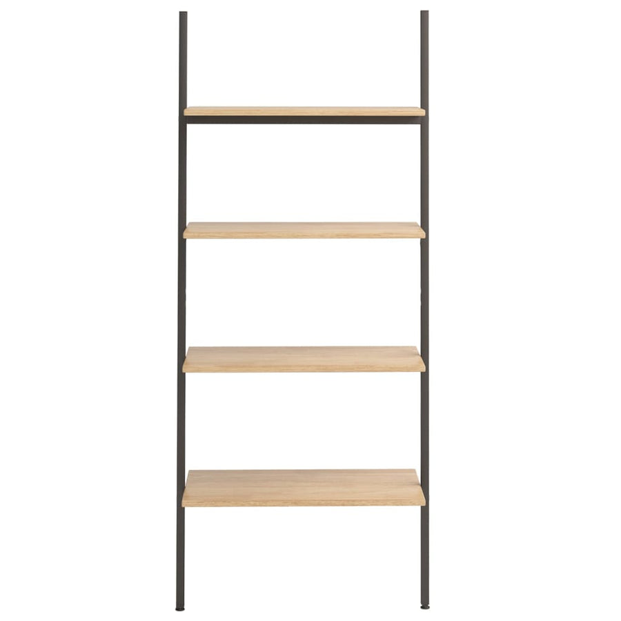 Stigereol Med 4 Hylder 64 x 34 x 150,5 cm Lysebrun/Sort