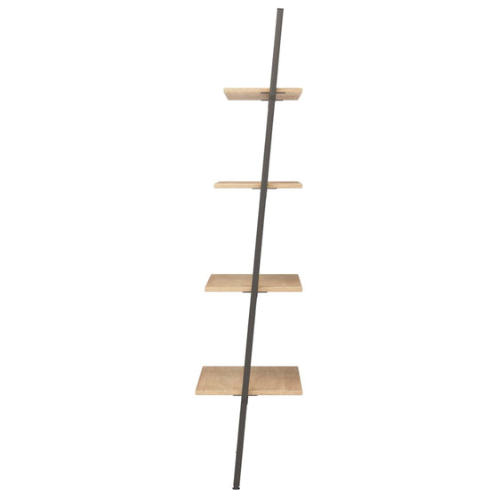Stigereol Med 4 Hylder 64 x 34 x 150,5 cm Lysebrun/Sort