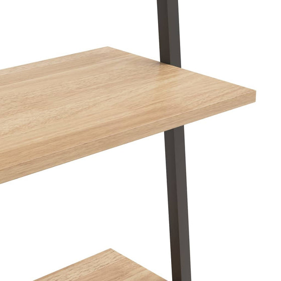 Stigereol Med 4 Hylder 64 x 34 x 150,5 cm Lysebrun/Sort