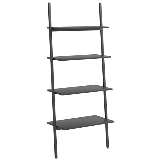 Stigereol Med 4 Hylder 64 x 34 x 150,5 cm Sort