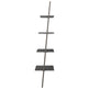 Stigereol Med 4 Hylder 64 x 34 x 150,5 cm Sort