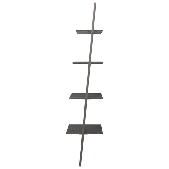 Stigereol Med 4 Hylder 64 x 34 x 150,5 cm Sort