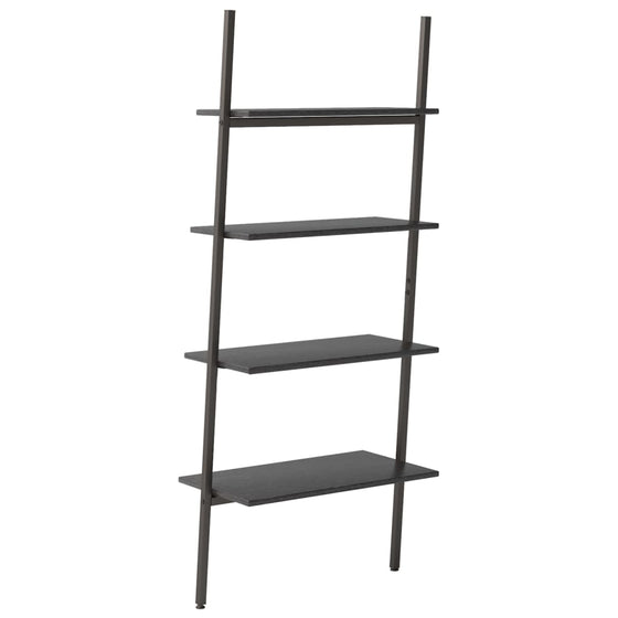 Stigereol Med 4 Hylder 64 x 34 x 150,5 cm Sort