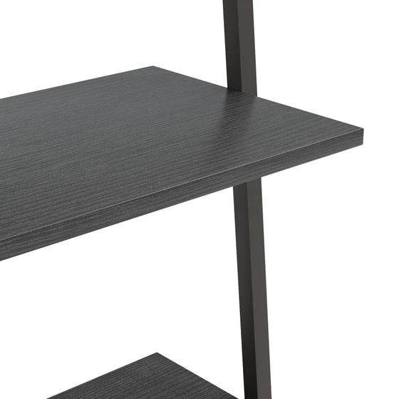 Stigereol Med 4 Hylder 64 x 34 x 150,5 cm Sort