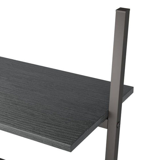 Stigereol Med 4 Hylder 64 x 34 x 150,5 cm Sort