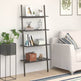 Stigereol Med 4 Hylder 64 x 34 x 150,5 cm Sort