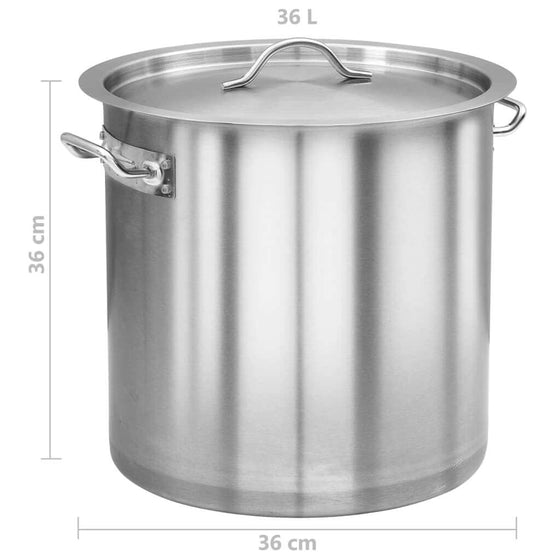 Suppegryde 35L Rustfrit stål