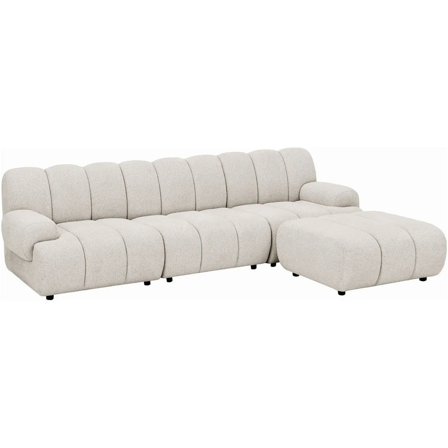 Taza højrevendt modulsofa med pufafslutning 2