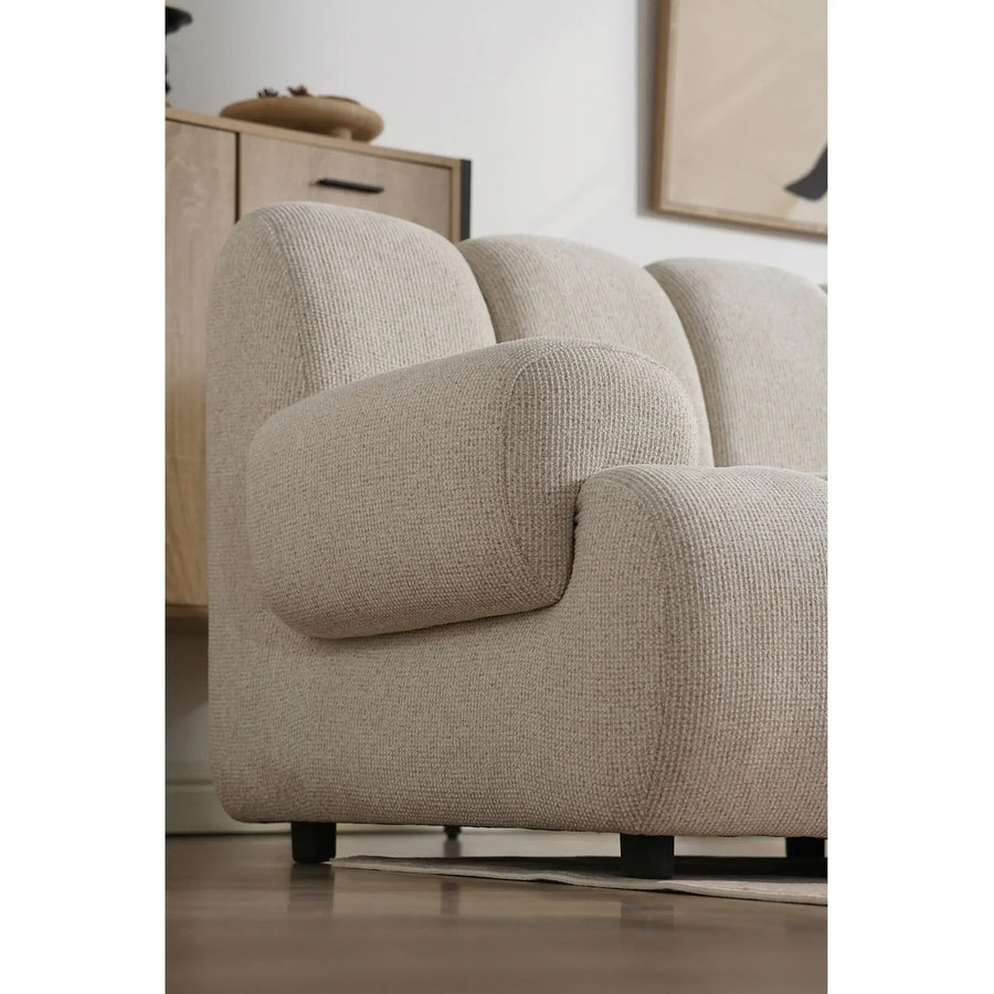 Taza højrevendt modulsofa med pufafslutning 4