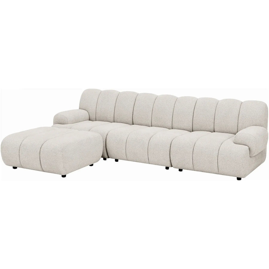 Taza venstrevendt modulsofa med pufafslutning 2