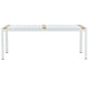 Togo Havebord hvid 200 x 100 x 75 cm