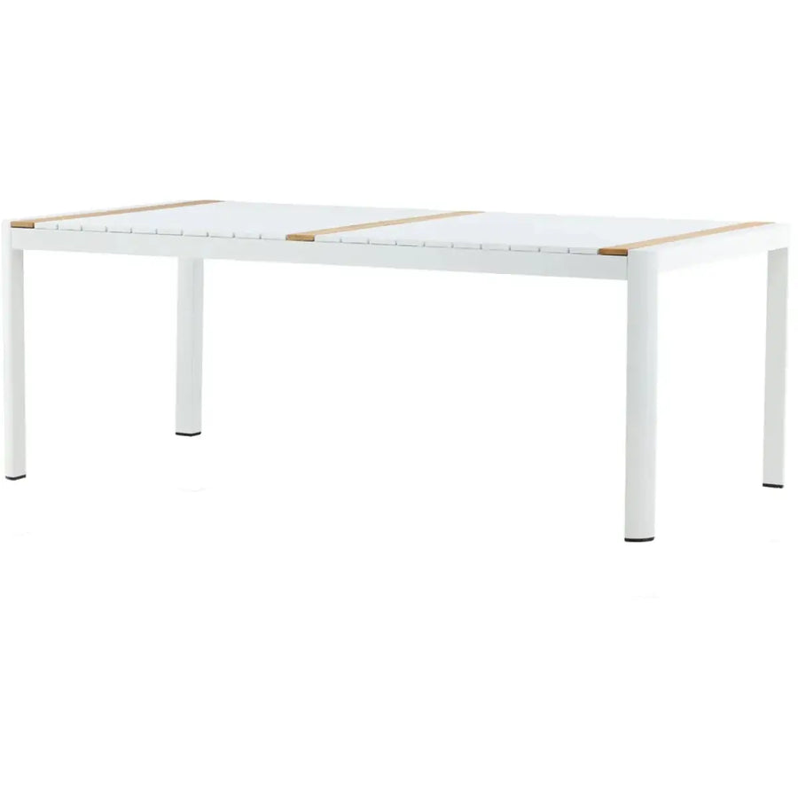 Togo Havebord hvid 200 x 100 x 75 cm