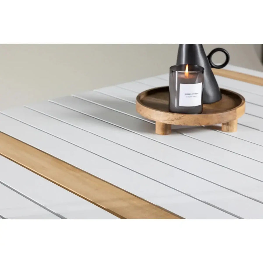 Togo Havebord hvid 200 x 100 x 75 cm