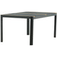 Togo Havebord sort 200 x 100 x 75 cm