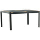Togo Havebord sort 200 x 100 x 75 cm