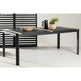 Togo Havebord sort 200 x 100 x 75 cm