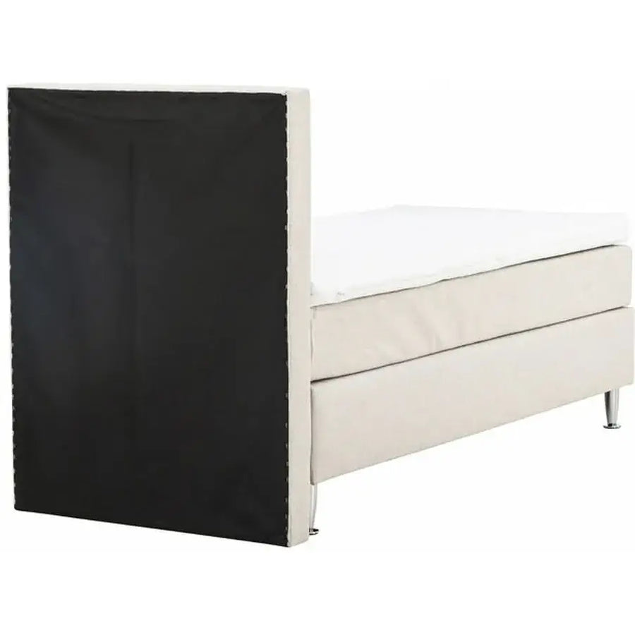 Toledo kontinentalseng beige inkl. topmadras, 90 x 200 cm