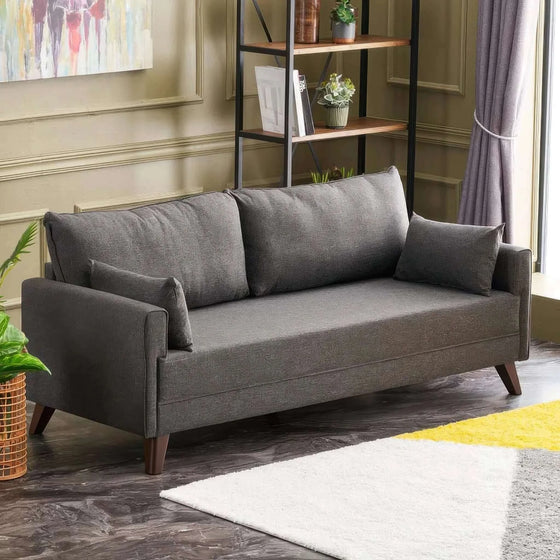 UTE Sofa 3 pers. i Anthracit - Elegant Komfort