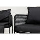 Utah Loungehavesæt med loungesofa, 2 stk. hvilestol og loungebord