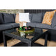 Vamos Loungehavesæt med sofa og loungebord