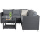 Vamos Loungehavesæt med sofa og loungebord