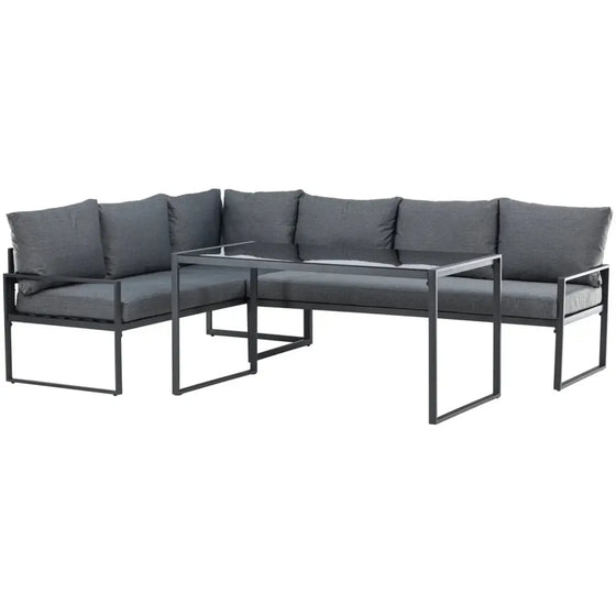 Zingaro Loungehavesæt med 6 pers. hjørnesofa og loungebord