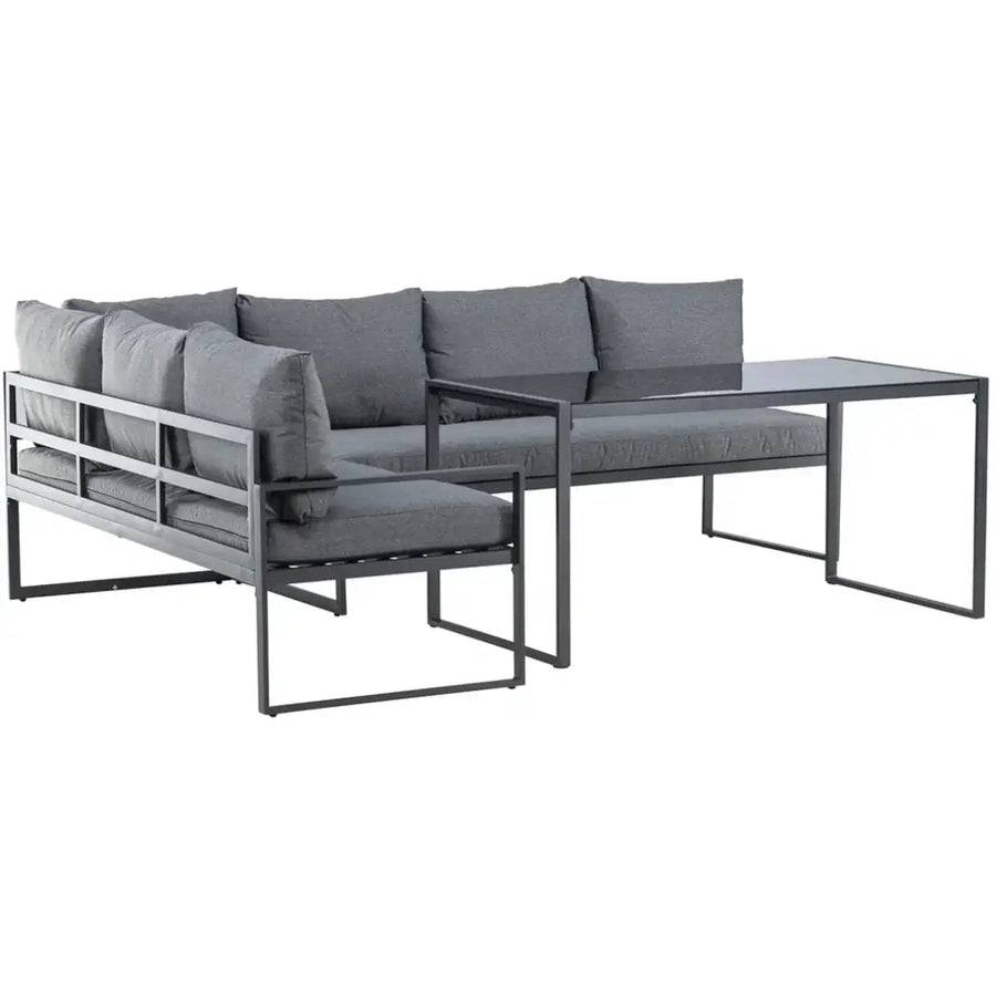 Zingaro Loungehavesæt med 6 pers. hjørnesofa og loungebord