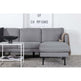 Zoom hjørnesofa med chaiselong