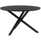 Alma Havebord sort 120 x 75 cm