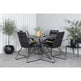 Alma Havebord sort 120 x 75 cm