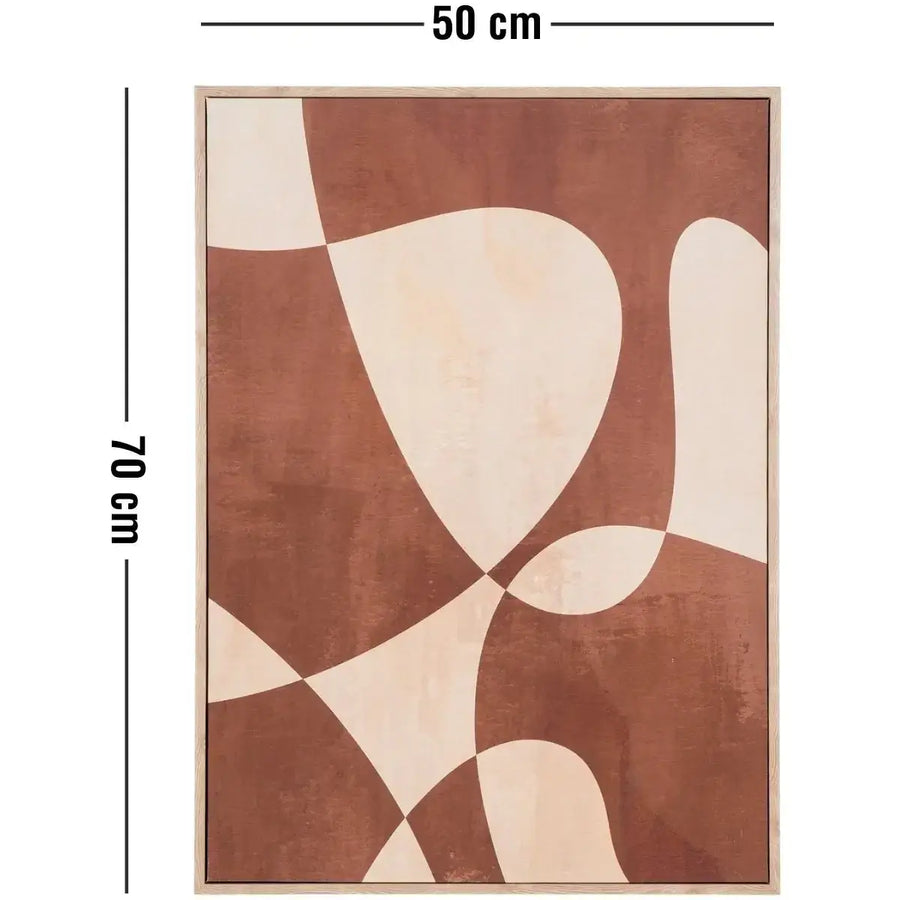 Cape Town Lærreds billede 50 x 70 x 2,5 cm 6